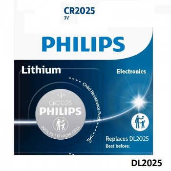 PILA BOTON CR2025 PHILIPS LITIO BL-5PC (5)