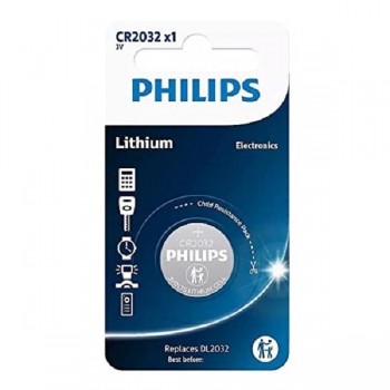 PILA BOTON CR2032 PHILIPS LITIO BL-1PC