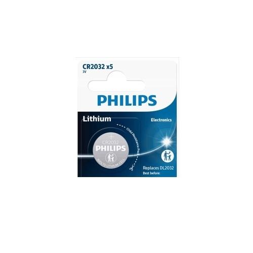PILA BOTON CR2032 PHILIPS LITIO BL-5PC (5)