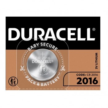 PILA BOTON CR2016 DURACELL ALCALINA 1 UNIDAD  (5)