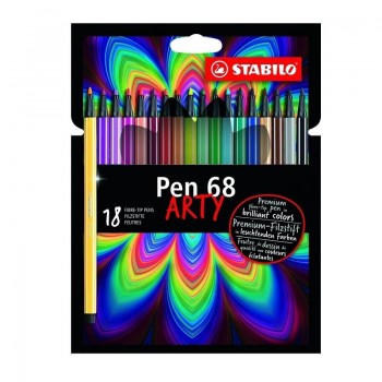 ROTULADOR STABILO PEN 68 ESTUCHE ARTY