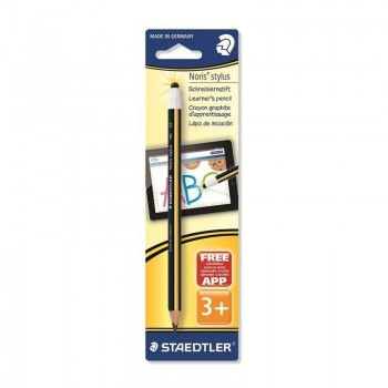 LAPIZ STAEDTLER GRAFITO NORIS TRIANGULAR JUMBO HB 119 CON PUNTERO EN BLISTER