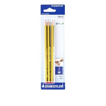 LAPIZ STAEDTLER BLISTER 3UDS NORIS 120 Nº2 HB