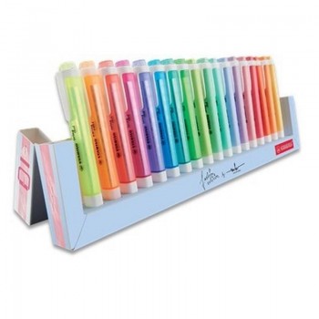 MARCADOR FLUORESCENTE STABILO SWING COOL PASTEL ESTUCHE 18 UNIDADES