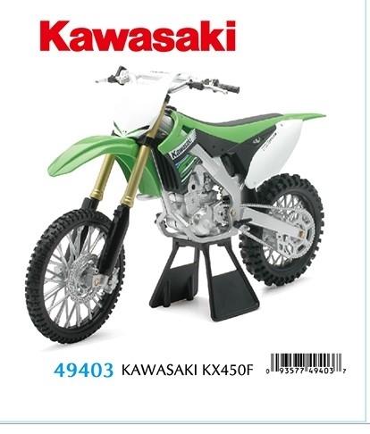 MOTO KAWASAKI CROSS KX450F 1:12