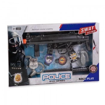 POLICIA CONJUNTO METRALLETA