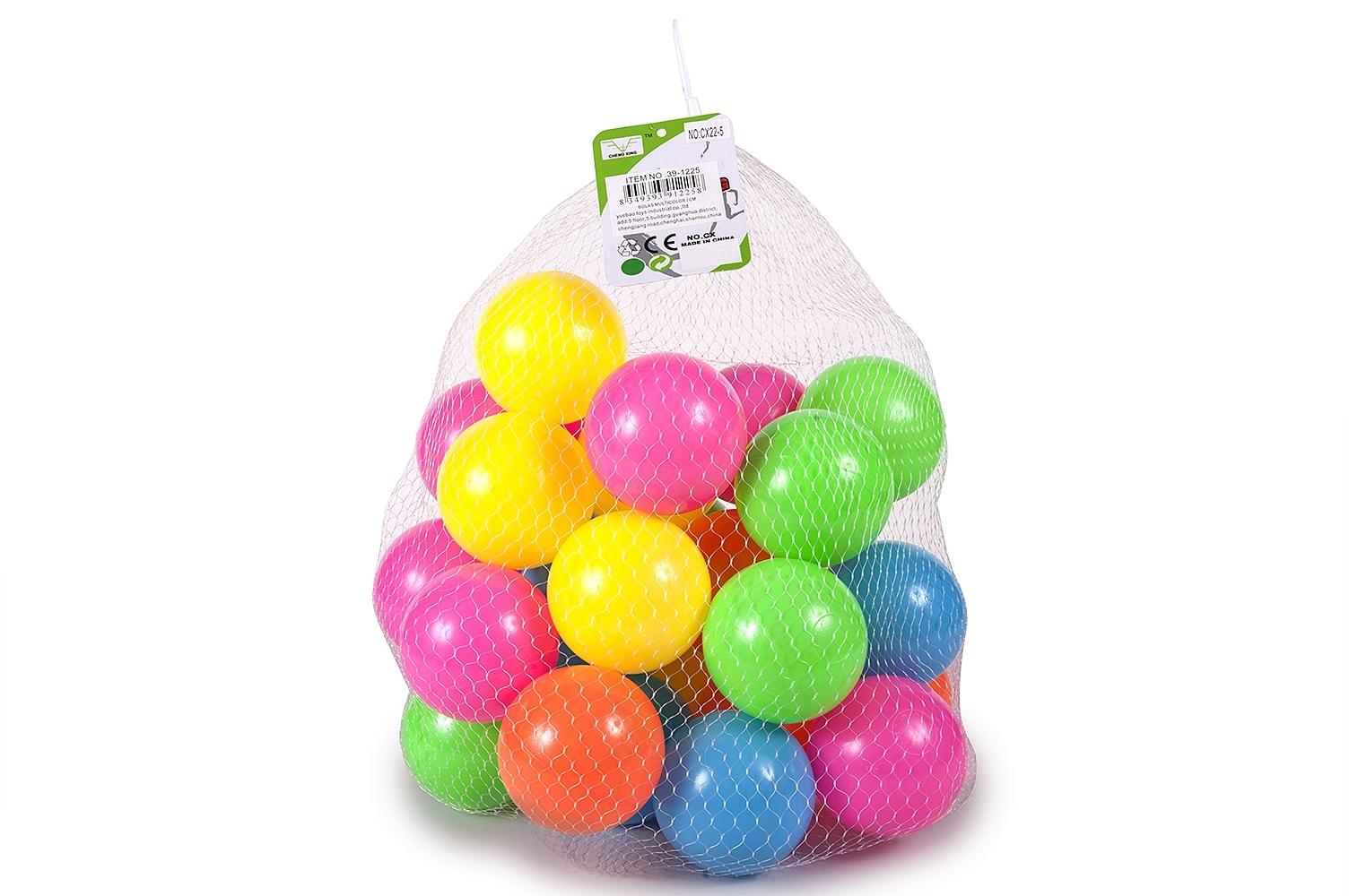 BOLAS MULTICOLOR 6CM 30PCS RED