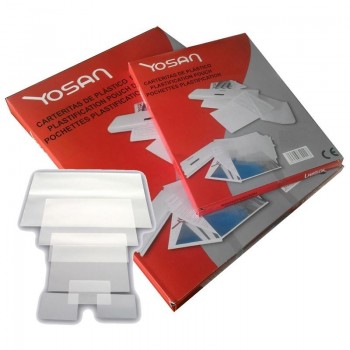 FUNDAS DE PLASTIFICAR 80 O 125 MICRAS YOSAN  (100)