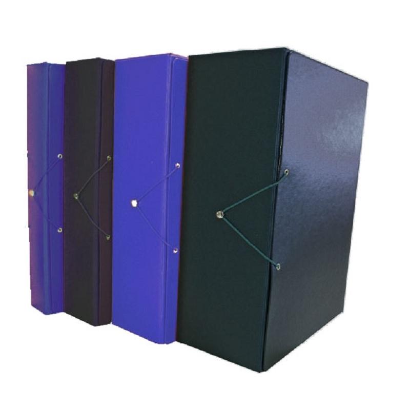 CAJA DE PROYECTOS GOMAS 1,5CM YOSAN 216X303 NEGRO